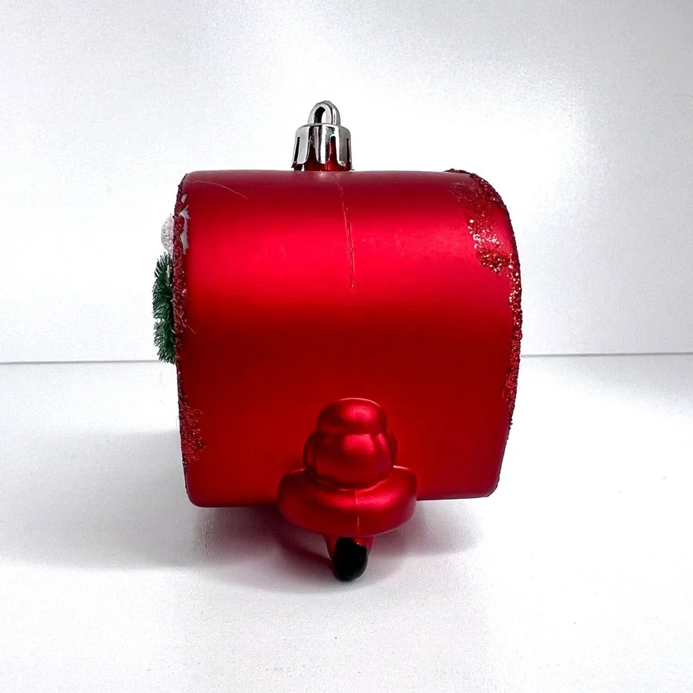 Camper Retro Red‎ Christmas Ornament Shatterproof